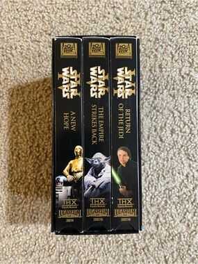 Vintage  Star Wars trilogy  vhs tape box set